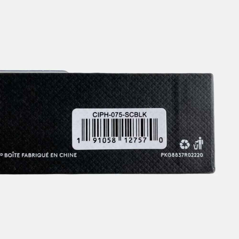 Coach Black Signature Canvas Folio Phone Case